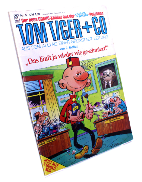 TOM TIGER + CO Nr. 3 (1984) – Comic-Kult von F. Ibáñez | hoppla-stuff.de